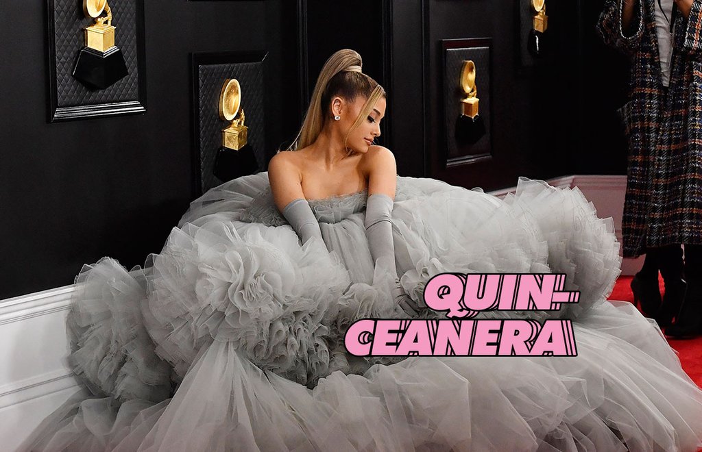 ariana-grande-3-looks-grammy-qinceañera-giambattista-Valli