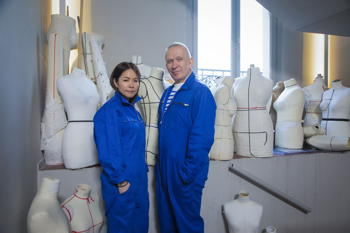 Chitose Abe & Jean Paul Gaultier (photo credit Gio Staiano)