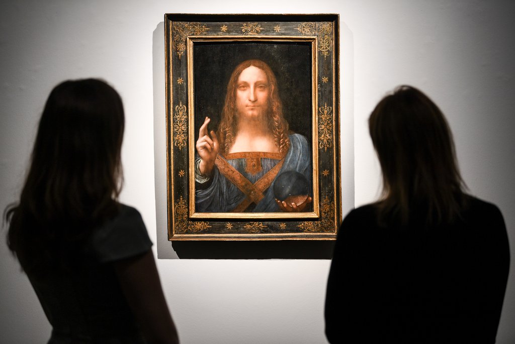 Leonardo da Vincis 'Salvator Mundi' Christie's photocall, London, UK - 24 Oct 2017