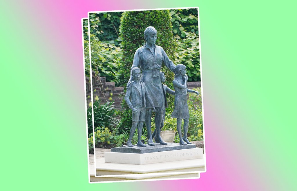 Lady Di look estatua