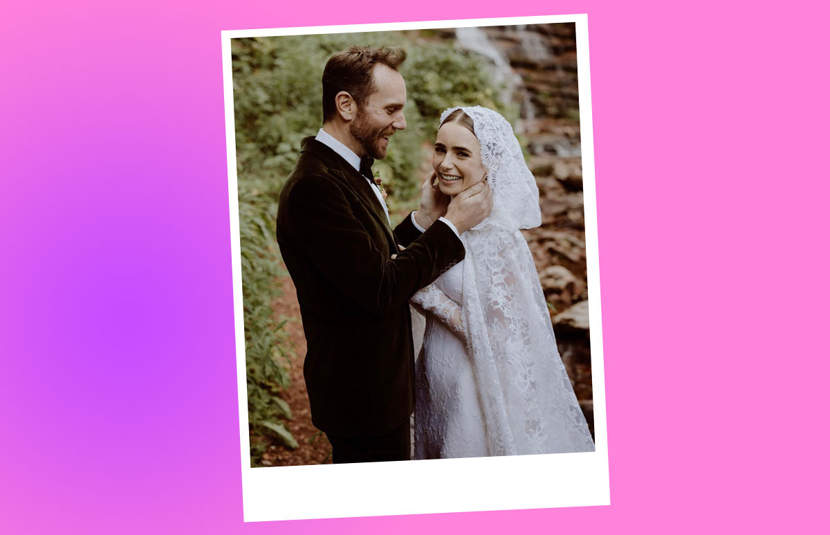 Boda de Lily Collins y Charlie McDowell
