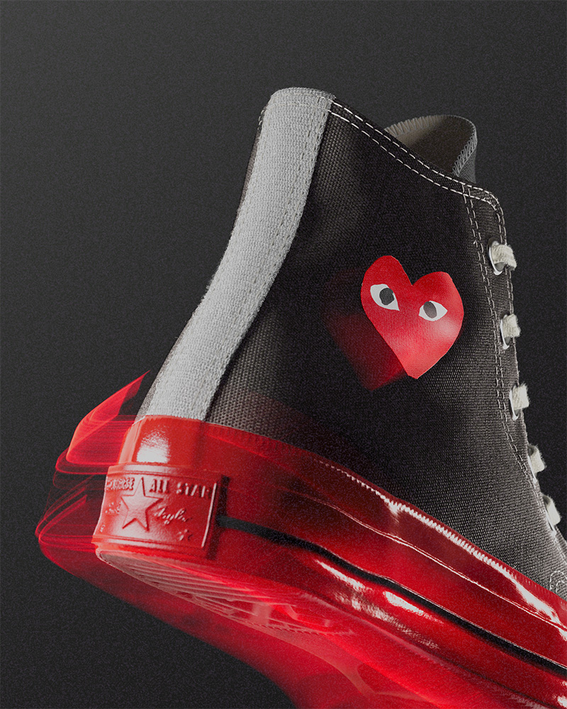 converse comme garcons