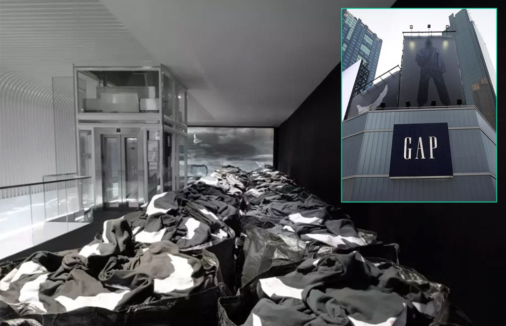 yeezy gap balenciaga mercado paca times square