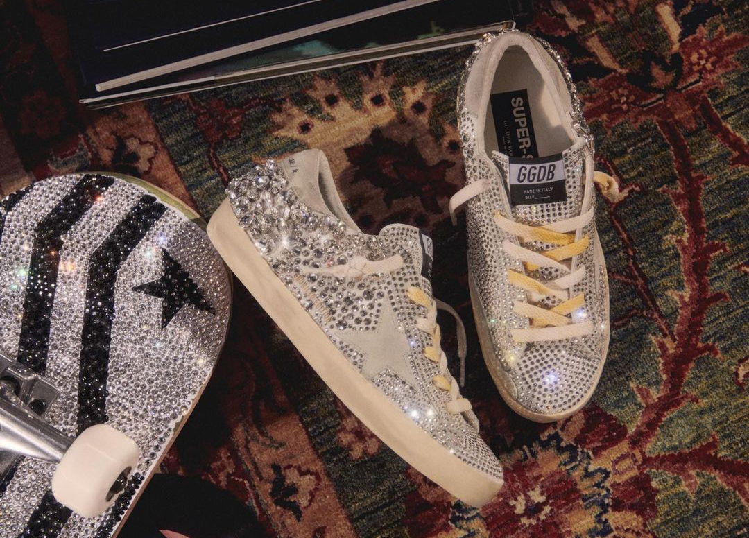 golden goose swarovski