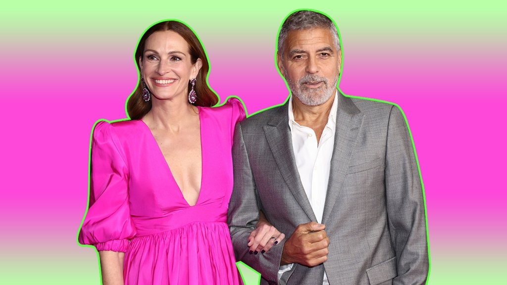Julia Roberts le rinde tributo a su mejor amigo, George Clooney con su look.