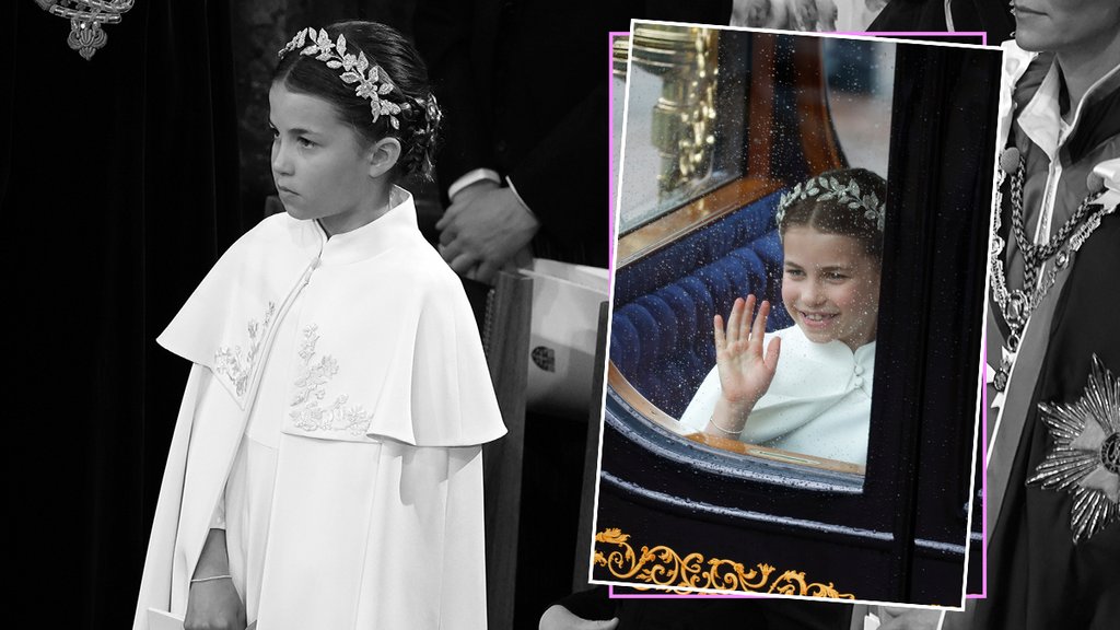 La princesa Charlotte acapara miradas con su look en la coronación.