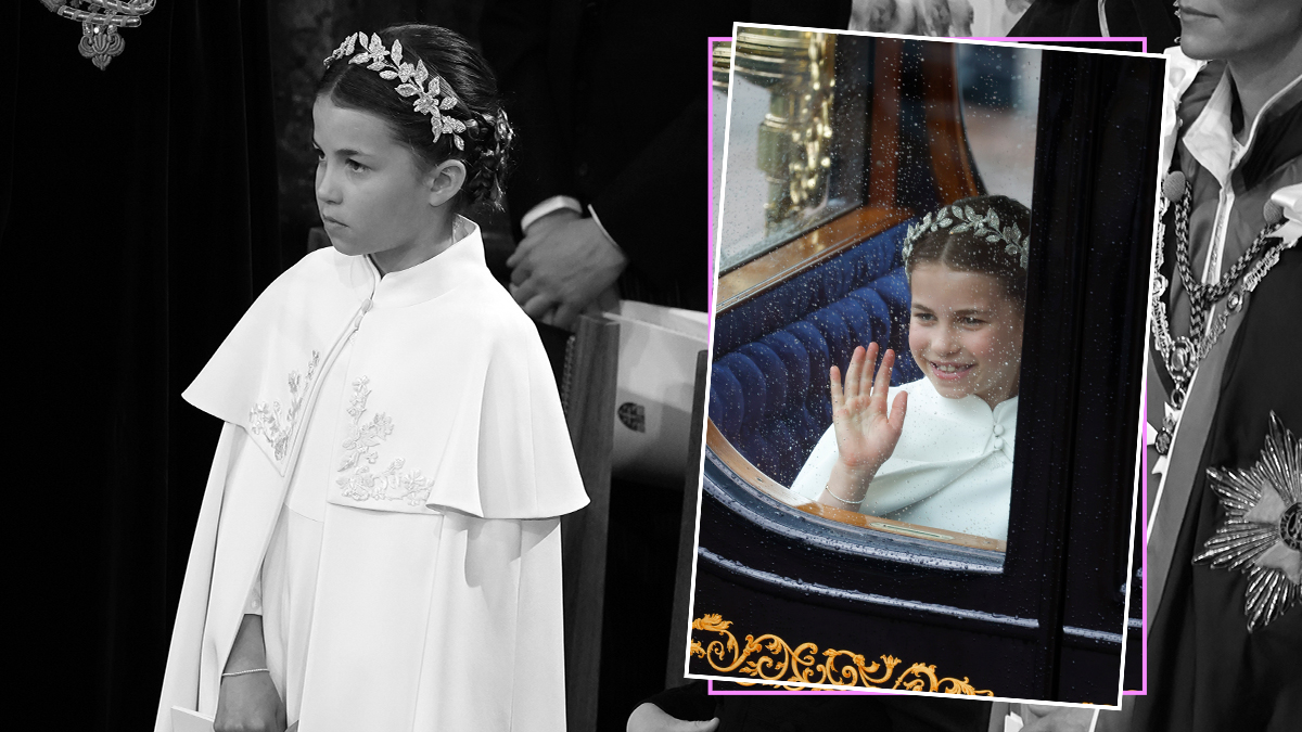 La princesa Charlotte acapara miradas con su look en la coronación.