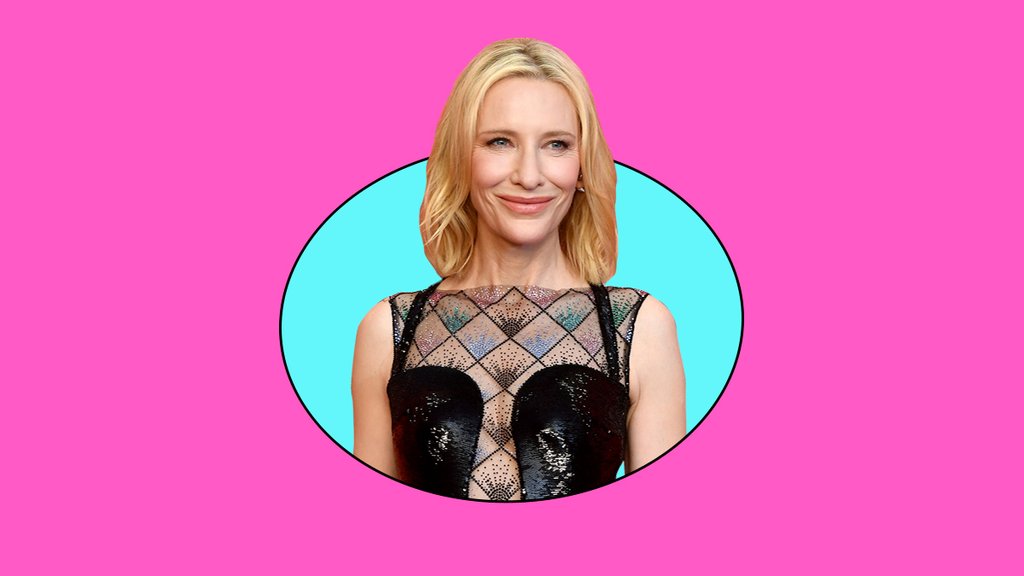 Cate Blanchett usa por cuarta ocasión un vestido Armani Privé que modificó significativamente.
