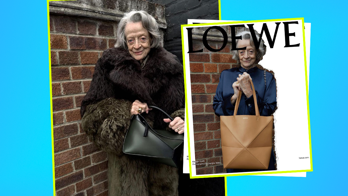 Maggie Smith protagoniza la campaña de Loewe.