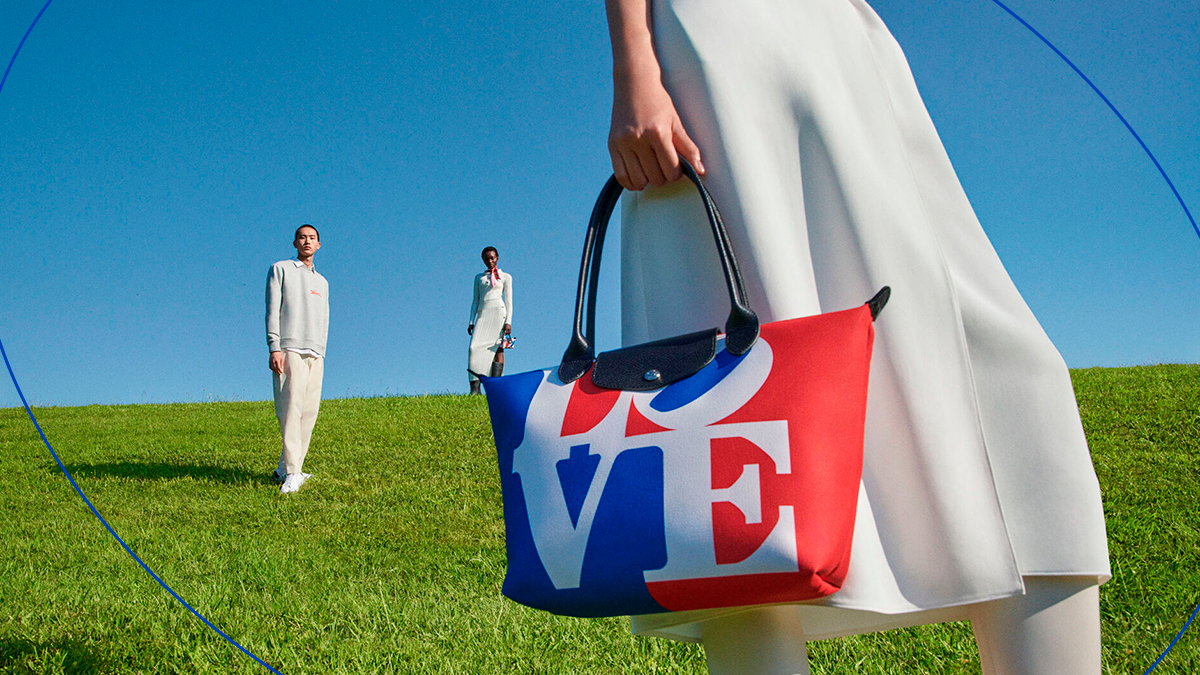 Longchamp colabora con Robert Indiana para una nueva colección cápsula