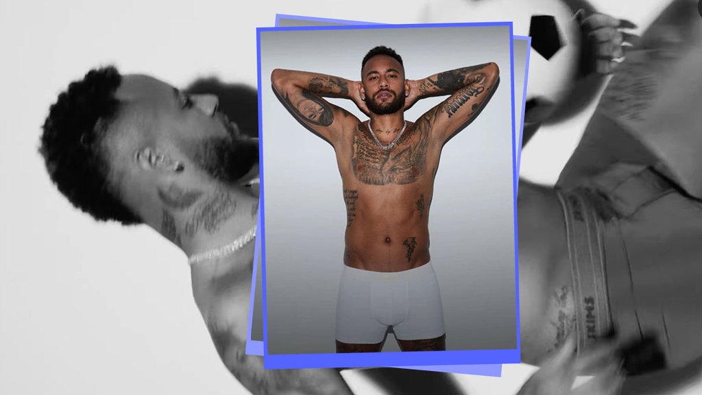 Skims recluta a Neymar y otros deportistas para el debut de su línea masculina