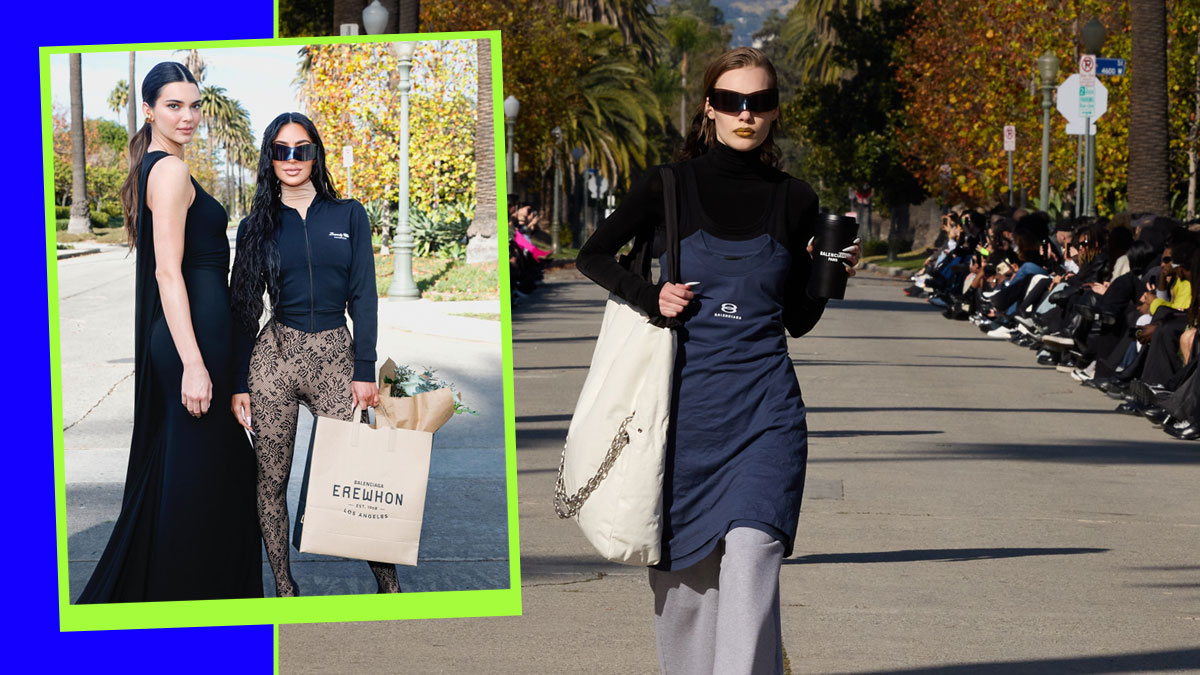 Así fue el desfile de Balenciaga en Los Ángeles en colaboración con Erewhon