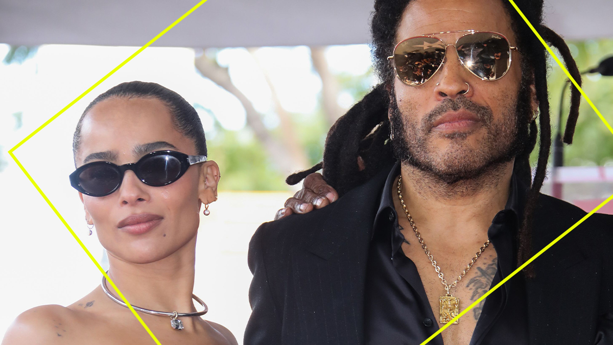 Zoë Kravitz se burla de la relación de su papá con las camisas reveladoras