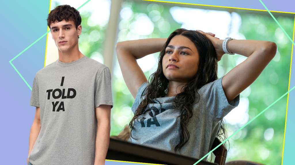 Ya puedes comprar la playera de Loewe "I Told Ya" que Zendaya usa en Desafiantes