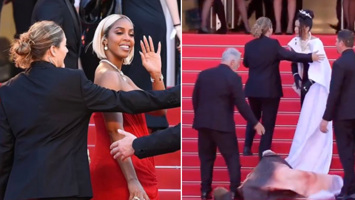 La guardia de seguridad que empujó a Kelly Rowland y Massiel Taveras en Cannes