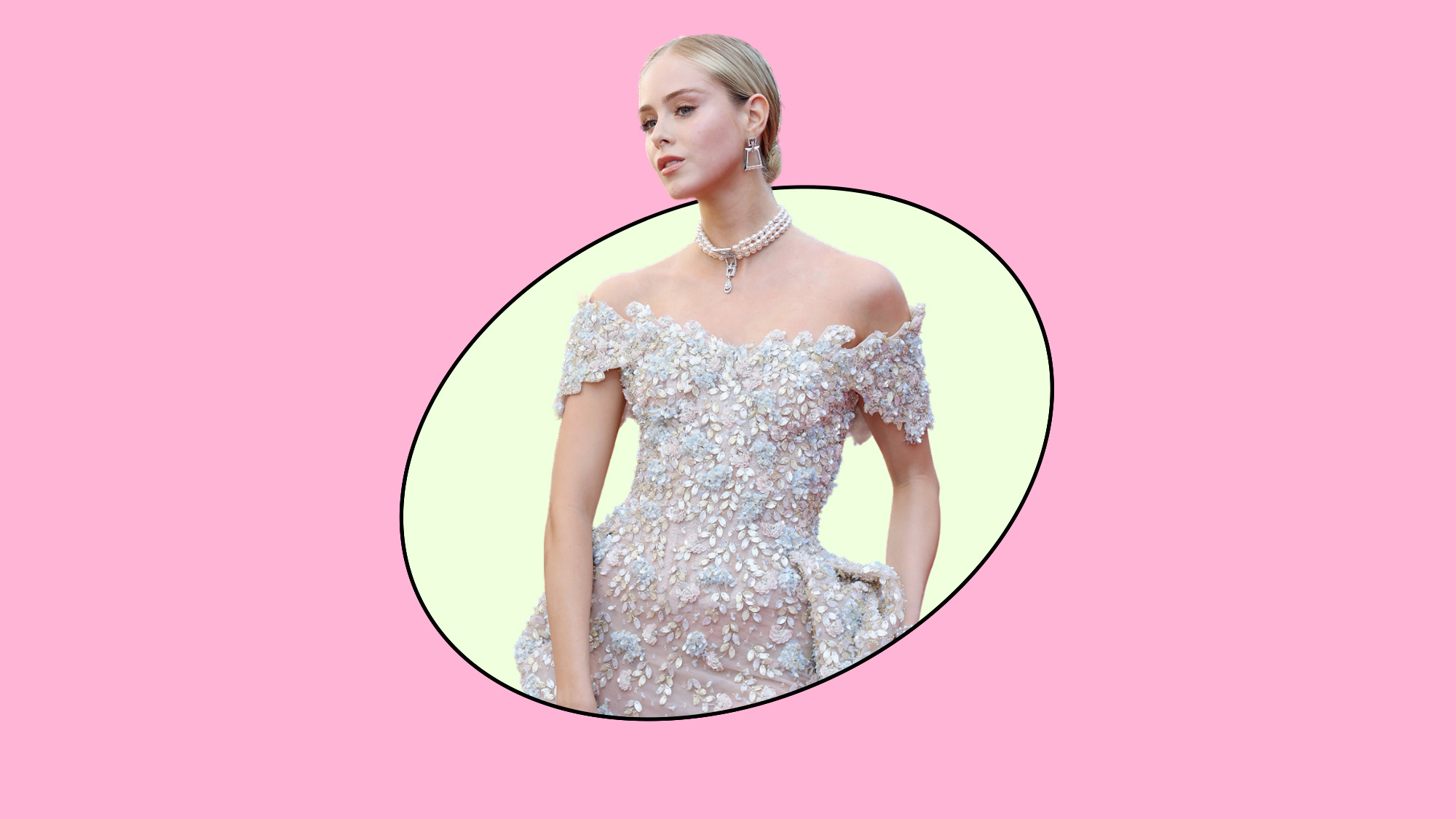 Loreto Peralta debuta en Cannes en un vestido digno de una princesa