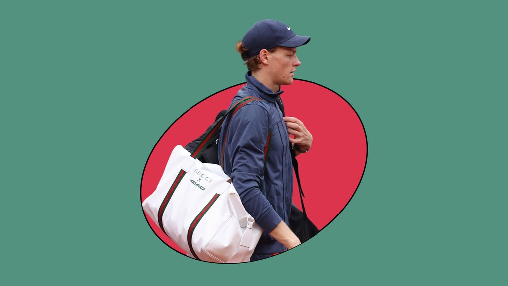 gucci head tenis Jannik Sinner bolsa