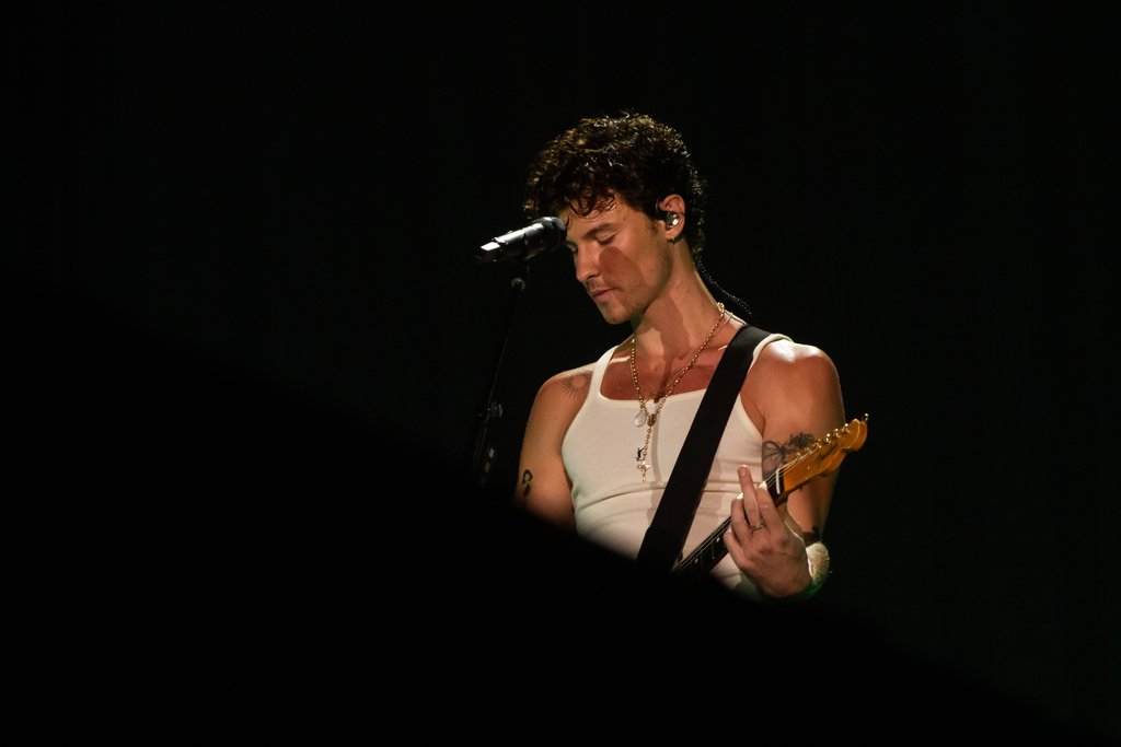 Shawn Mendes in concert at Rock In Rio Festival, Rio de Janeiro, Brazil - 23 Sep 2024