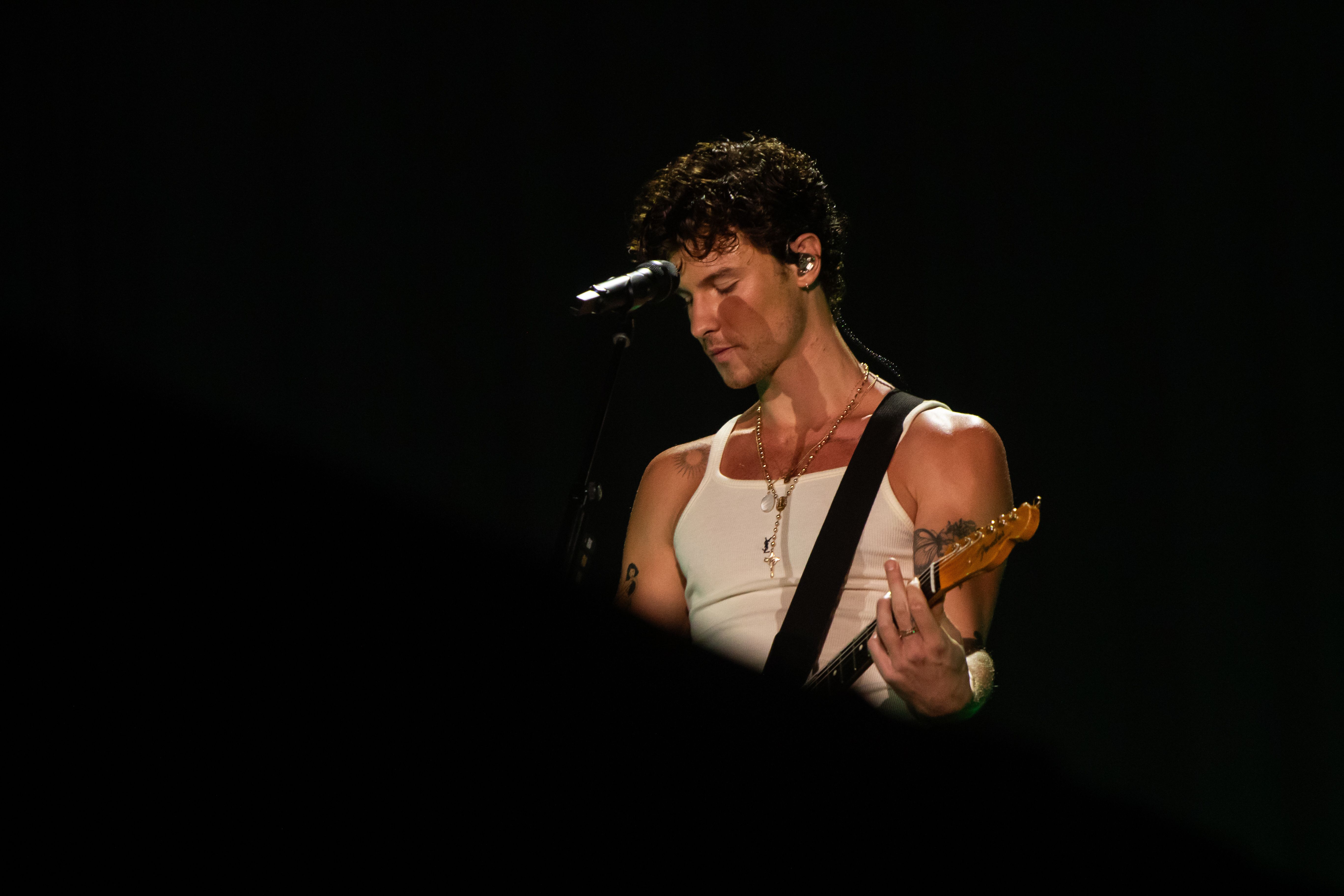 Shawn Mendes in concert at Rock In Rio Festival, Rio de Janeiro, Brazil - 23 Sep 2024