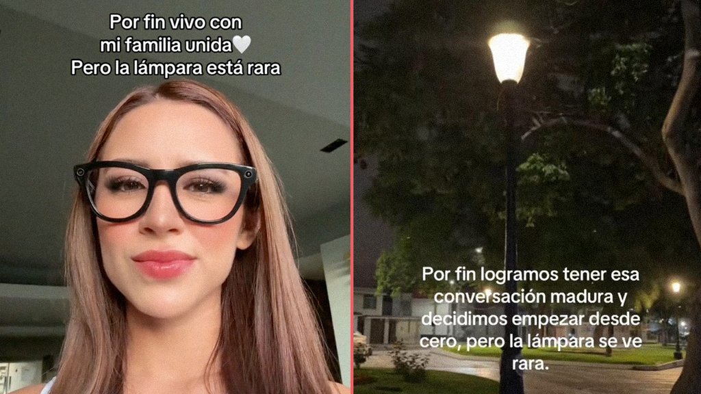 la lámpara está rota