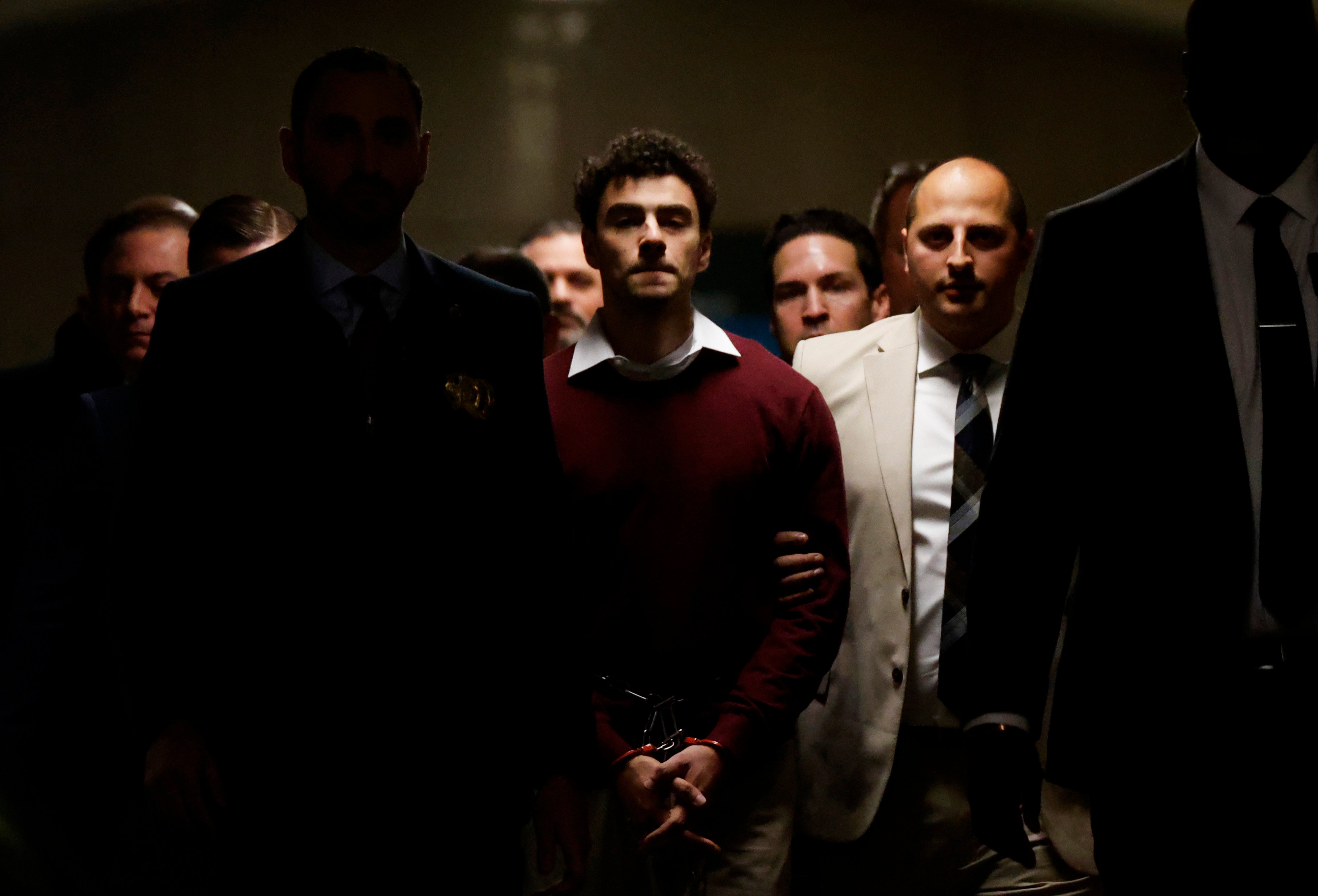UnitedHealthcare CEO Murder Suspect Luigi Mangione at State Court, New York, United States - 23 Dec 2024