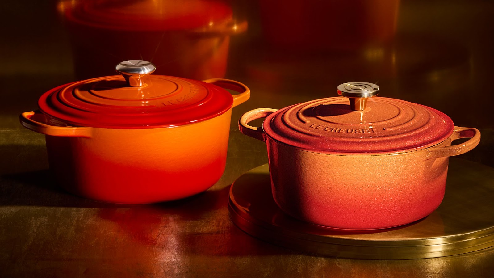 le creuset 100 años flamme doree