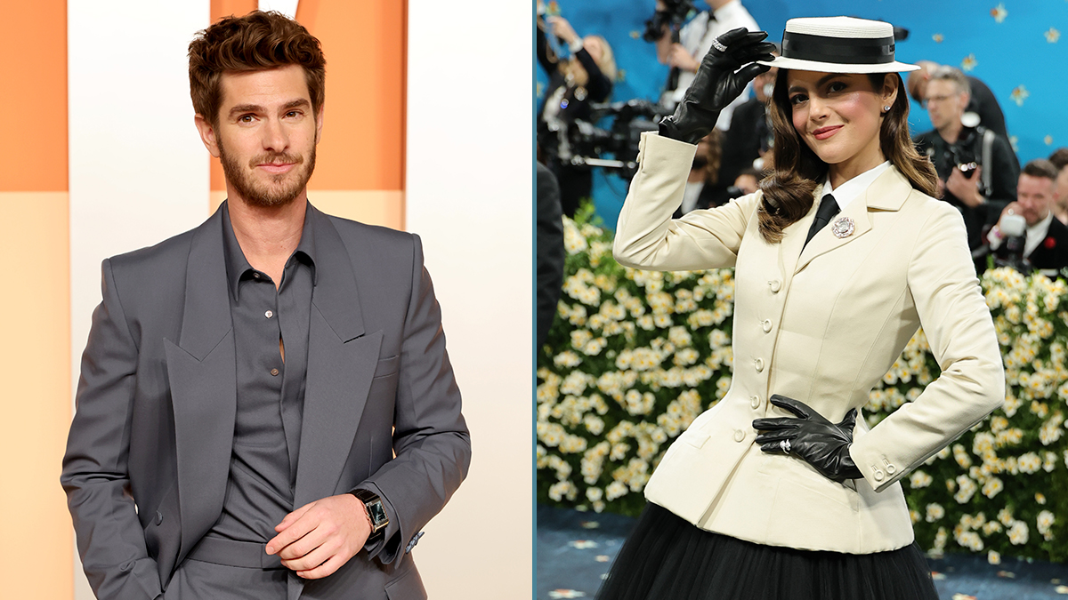 Andrew Garfield y Monica Barbaro