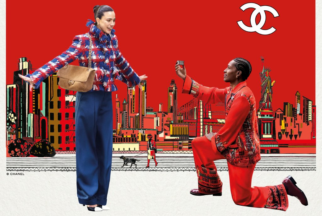 chanel corto asap rocky margaret qualley metiers art 2026 nueva york