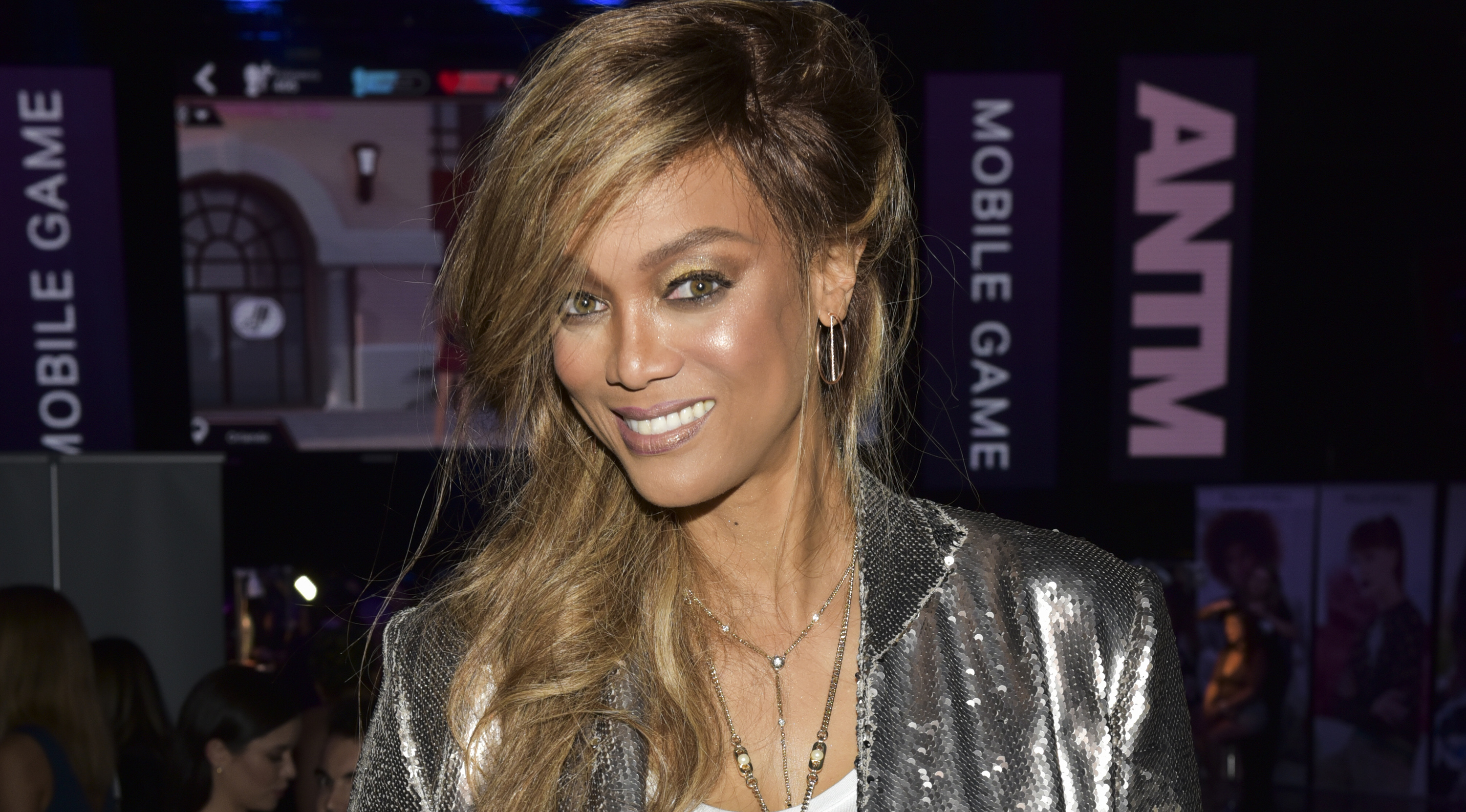 Tyra Banks And Ace King Productions Celebrate The Release Of The "America's Next Top Model" Mobile Game - Inside