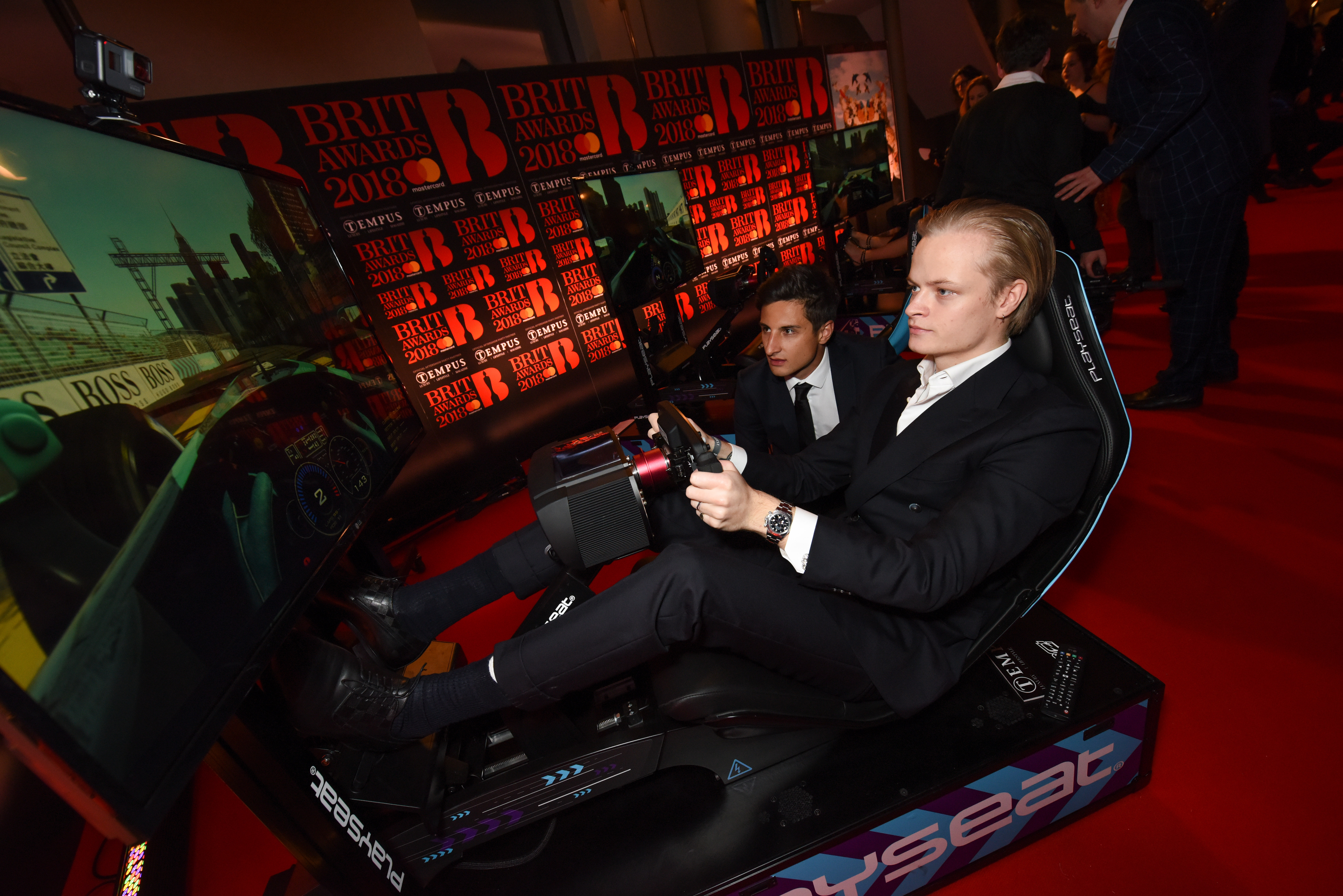 Formula E Simulators At The BRIT Awards 2018 After-Party