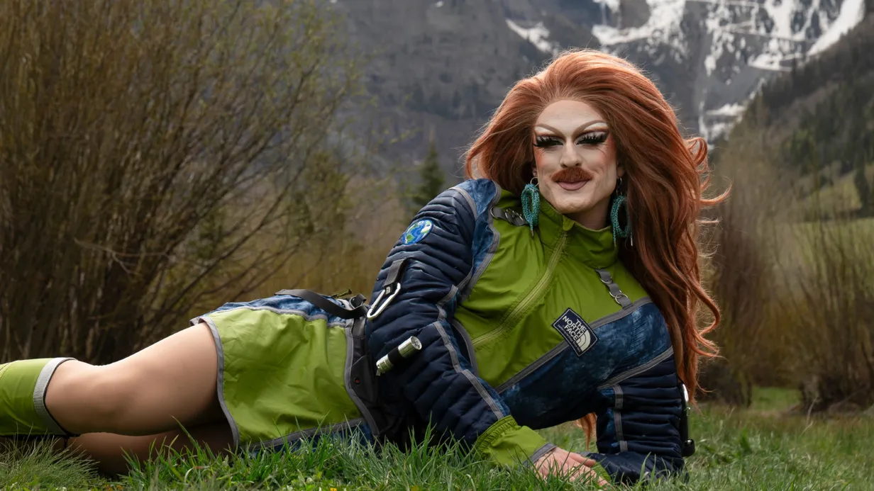 pattie gonia drag queen patagonia